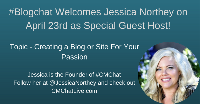 Jessica Northey joins #blogchat